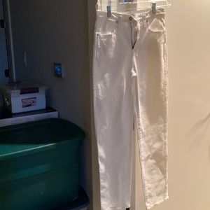 NWT size 24 J Crew white jeans